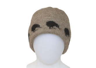 Merino Possum Koru Kiwi Beanie